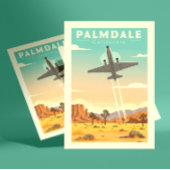 Vintage Palmdale California Briefkaart