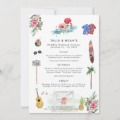 Vintage Palms | Hawaiiaanse Trouw Itinerary (Achterkant)