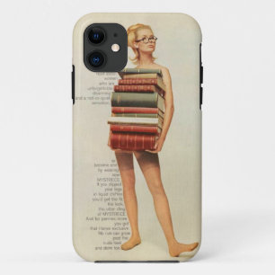 Vintage Pantyhosereclame Boeken Iphone Hoesje