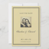 Vintage Papier Nostalgische Photoautomat Save the (Voorkant)