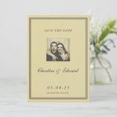 Vintage Papier Nostalgische Photoautomat Save the (Staand voorkant)
