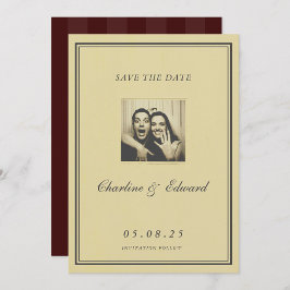 Vintage Papier Nostalgische Photoautomat Save the 