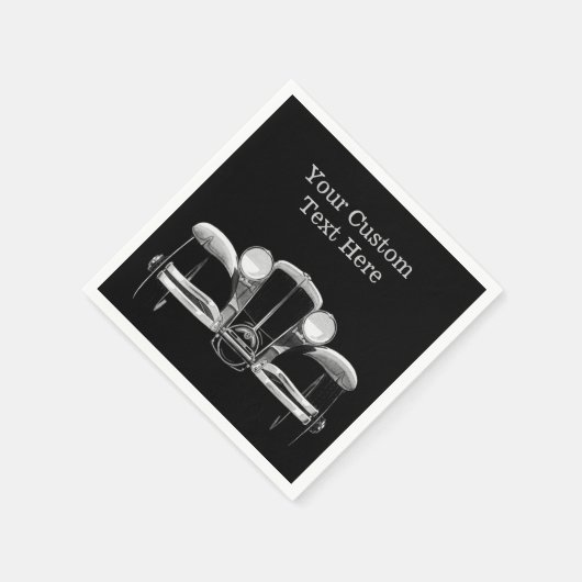 Vintage papieren servetten (Hoek)