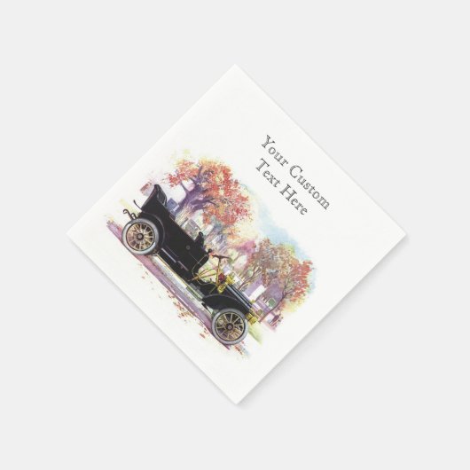 Vintage papieren servetten (Hoek)