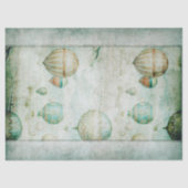 Vintage Parachute Junk Journal Ephemera ontkoppeli Tissuepapier (Voorkant)