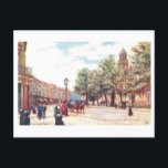 Vintage Parade, Leamington Briefkaart<br><div class="desc">This postcard is a reproduction of a vintage travel postcard showing the Parade,  Leamington.</div>