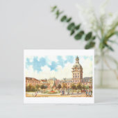 Vintage Paradeplein, Mannheim, Duitsland Briefkaart (Staand voorkant)