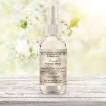 Vintage parelkleurige folie zeep cosmetisch etiket