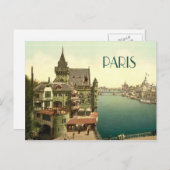 Vintage Parijs 1900 Briefkaart (Voorkant / Achterkant)