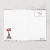 Vintage Parijs Briefkaart (Achterkant)