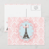 Vintage Parijs Briefkaart (Voorkant / Achterkant)