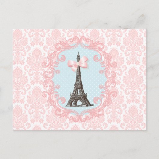 Vintage Parijs Briefkaart (Voorkant)