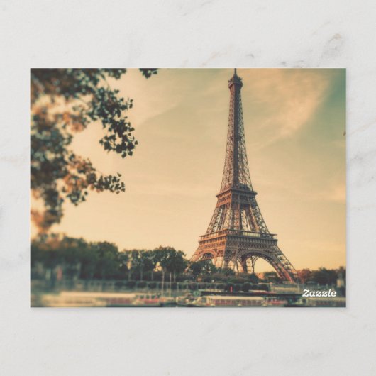 Vintage Parijs Briefkaart (Achterkant)
