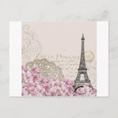 Vintage Parijs Briefkaart (Voorkant)