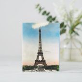 Vintage Parijs, Eiffeltoren Parijs Briefkaart (Staand voorkant)