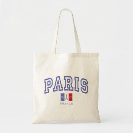 Vintage Parijs Frankrijk College Stijl Tote Bag
