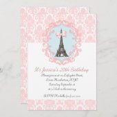 Vintage Parijs Kaart (Voorkant / Achterkant)