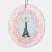 Vintage Parijs Keramisch Ornament (Links)