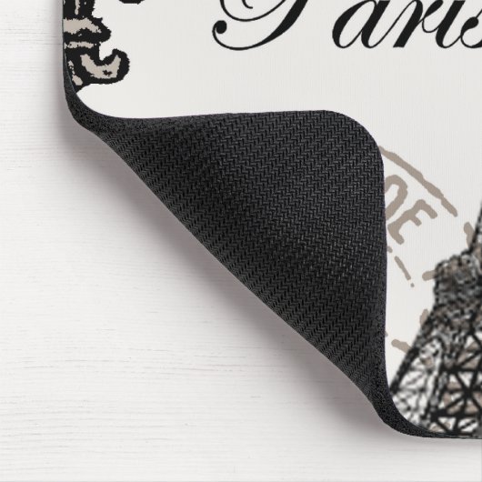 Vintage Parijs… mousepad Muismat (Hoek)