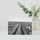 Vintage Parijs panorama c1905 Briefkaart (Staand voorkant)