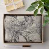 Vintage Parijs Tissuepapier (Geschenk)