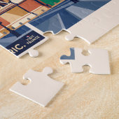 Vintage Paris Arc de Triomphe Reisposter Legpuzzel (Zijkant)