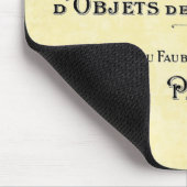 Vintage Paris Biz Kaart Muismat (Hoek)