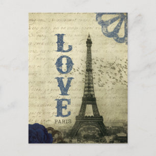 Vintage Paris Briefkaart