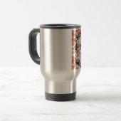 Vintage Paris Damask Reisbeker (Voorkant links)