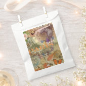 Vintage Paris Flapper Art Deco Pauw Collage Bedankzakje (Geknipt)