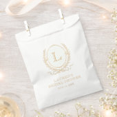 Vintage Paris Glam | Monogram Bridal Shower Bedankzakje (Geknipt)