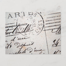 Vintage Paris Post Card, Cher Camille.... Briefkaart