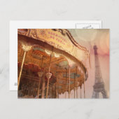 Vintage Paris postcard Briefkaart (Voorkant / Achterkant)
