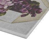 Vintage Paris Typografie Briefkaart Snijplank (Hoek)