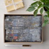 Vintage Paris Vrouwen Tissuepapier (Geschenk)
