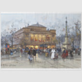 Vintage Paris Vrouwen Tissuepapier (Voorkant)
