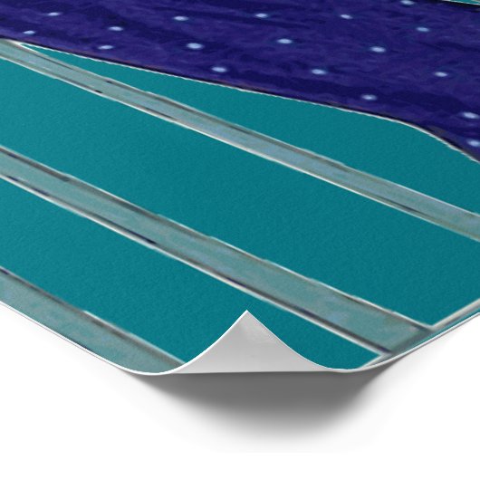 Vintage Parisian 1920s mode dame Poster (Hoek)