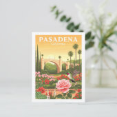 Vintage Pasadena California Briefkaart (Staand voorkant)