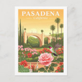 Vintage Pasadena California Briefkaart (Voorkant)