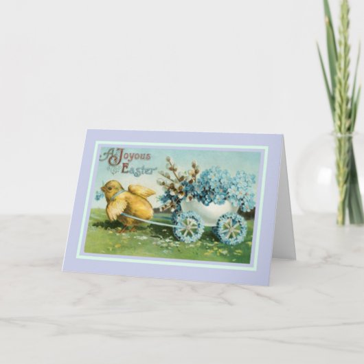Vintage Pasen Feestdagen Kaart (Voorkant)