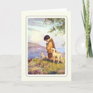 Vintage Pasen Feestdagen Kaart