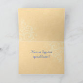 Vintage Pasen Feestdagen Kaart (Binnen)