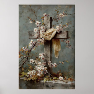 Vintage Pasen Muur Kunst Set 6 Prints, Cottagecore Poster