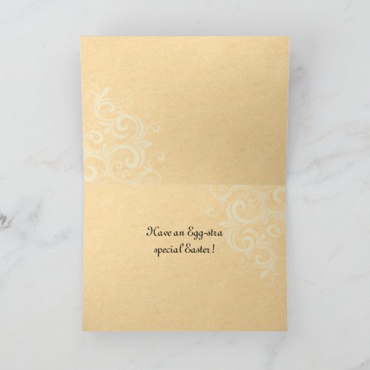 Vintage Pasen Ostern Feestdagen Kaart (Binnen)