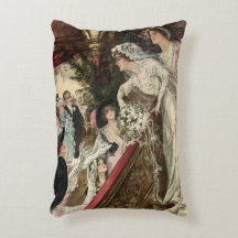 Vintage pasgetrouwd paar, Victoriaanse bruid gooit