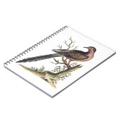 Vintage Passenger Pigeon Illustration  Notitieboek (Linkerzijde)