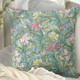 Vintage Pastel Art Nouveau Bloemendecoratie Kussen
