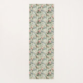 Vintage Pastel Floral Botanical Pattern Yogamat (Achterkant)