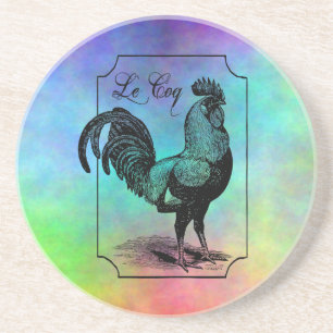 Vintage Pastel Haan Zandsteen Onderzetter
