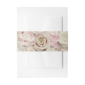 Vintage Pastelrozen Uitnodigingen Wikkel (Voorkant Voorbeeld)